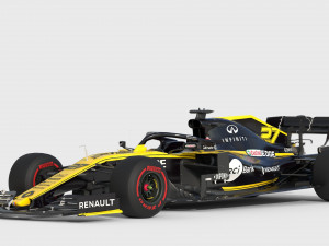 F1 renault rs19 2019 3D-Modell