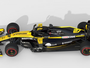 F1 renault rs19 2019 3D-Modell