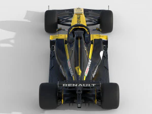 F1 renault rs19 2019 3D Model