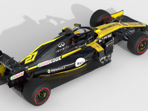 F1 renault rs19 2019 3D-Modell