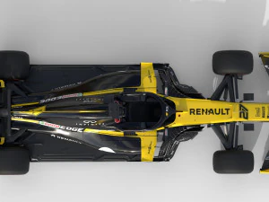 F1 renault rs19 2019 3D Model