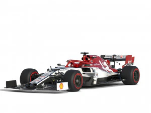 F1 sauber c38 2019 Model 3D