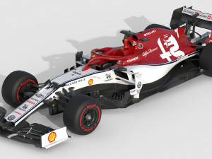 F1 sauber c38 2019 3D Model
