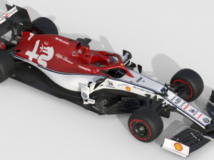 F1 sauber c38 2019 3D Model