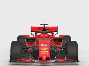 F1 scuderia ferari sf90 2019 3D Model