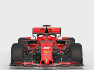 F1 scuderia ferari sf90 2019 3D Model