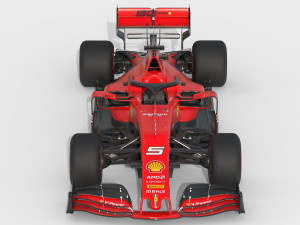 F1 scuderia ferari sf90 2019 3D Model