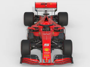 F1 scuderia ferari sf90 2019 3D Model