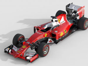 Ferari sf15-t 2015 3D Model