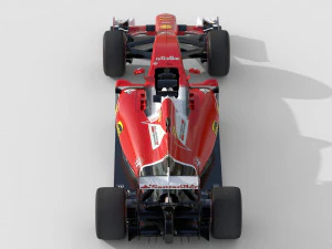 Ferari sf15-t 2015 3D Model