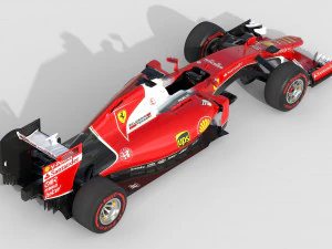 Ferari sf15-t 2015 3D Model