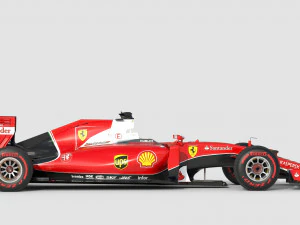 Ferari sf15-t 2015 3D Model