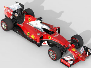 Ferari sf15-t 2015 3D Model