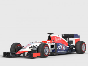 Marussia mr03b 2015 3D Model