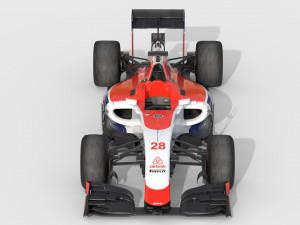 Marussia mr03b 2015 3D Model