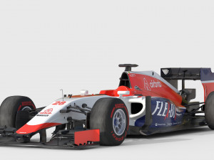 Marussia mr03b 2015 3D Model