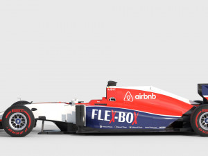 Marussia mr03b 2015 3D Model