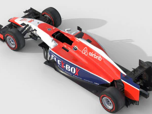 Marussia mr03b 2015 3D Model