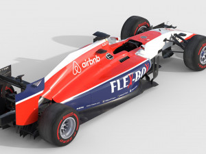 Marussia mr03b 2015 3D Model