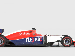 Marussia mr03b 2015 3D Model