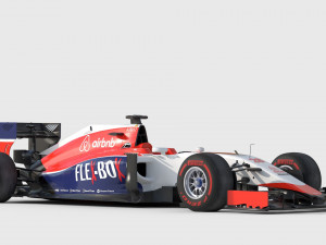 Marussia mr03b 2015 3D Model