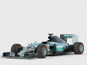 Mercedes w06 2015 Modelo 3D