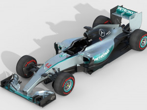 Mercedes w06 2015 Modelo 3D