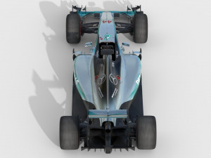 Mercedes w06 2015 Modelo 3D
