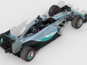 Mercedes w06 2015 Modelo 3D
