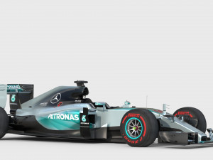 Mercedes w06 2015 Modelo 3D