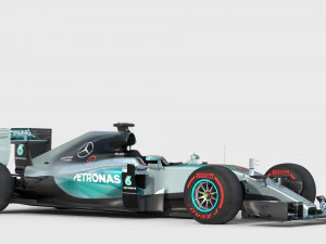 Mercedes w06 2015 Modelo 3D