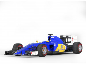 Sauber C34 2015 f1 3D Model