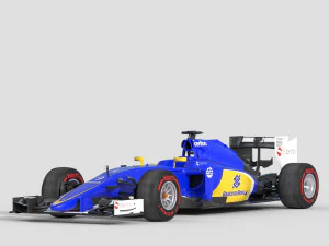 Sauber C34 2015 f1 3D Model