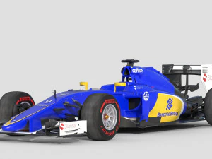 Sauber C34 2015 f1 3D Model