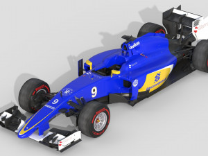 Sauber C34 2015 f1 3D 模型