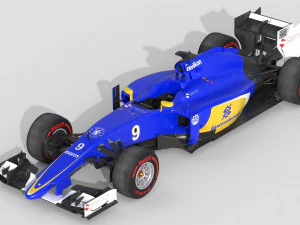 Sauber C34 2015 f1 3D Model