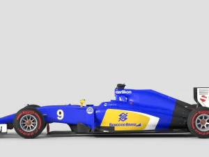 Sauber C34 2015 f1 3D Model