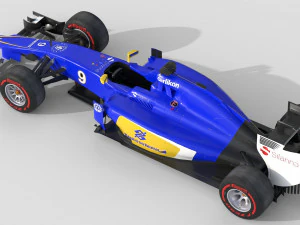 Sauber C34 2015 f1 3D Model