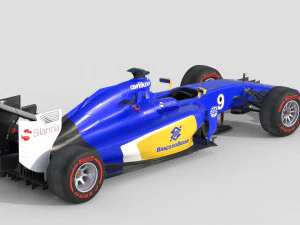 Sauber C34 2015 f1 3D Model