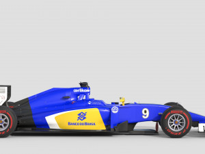 Sauber C34 2015 f1 3D 模型