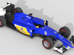 Sauber C34 2015 f1 3D Model