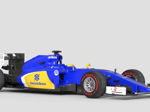 Sauber C34 2015 f1 3D Model