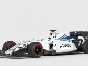 Williams fw37 2015 3Dモデル