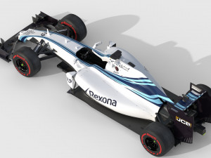 Williams fw37 2015 3Dモデル