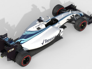 Williams fw37 2015 3Dモデル