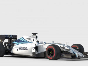Williams fw37 2015 3Dモデル
