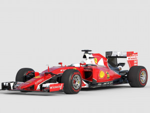 Ferari sf16h 2015 Modelo 3D