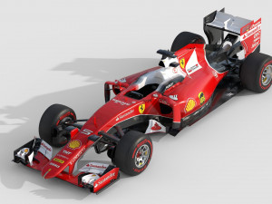 Ferari sf16h 2015 Modelo 3D