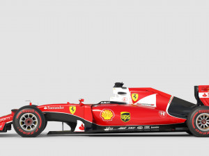 Ferari sf16h 2015 Modelo 3D