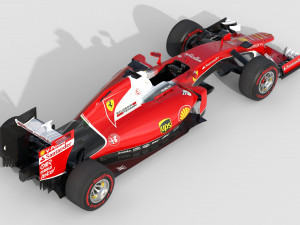 Ferari sf16h 2015 Modelo 3D